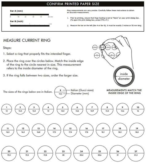 pandora to gucci ring size|how to measure Gucci ring size.